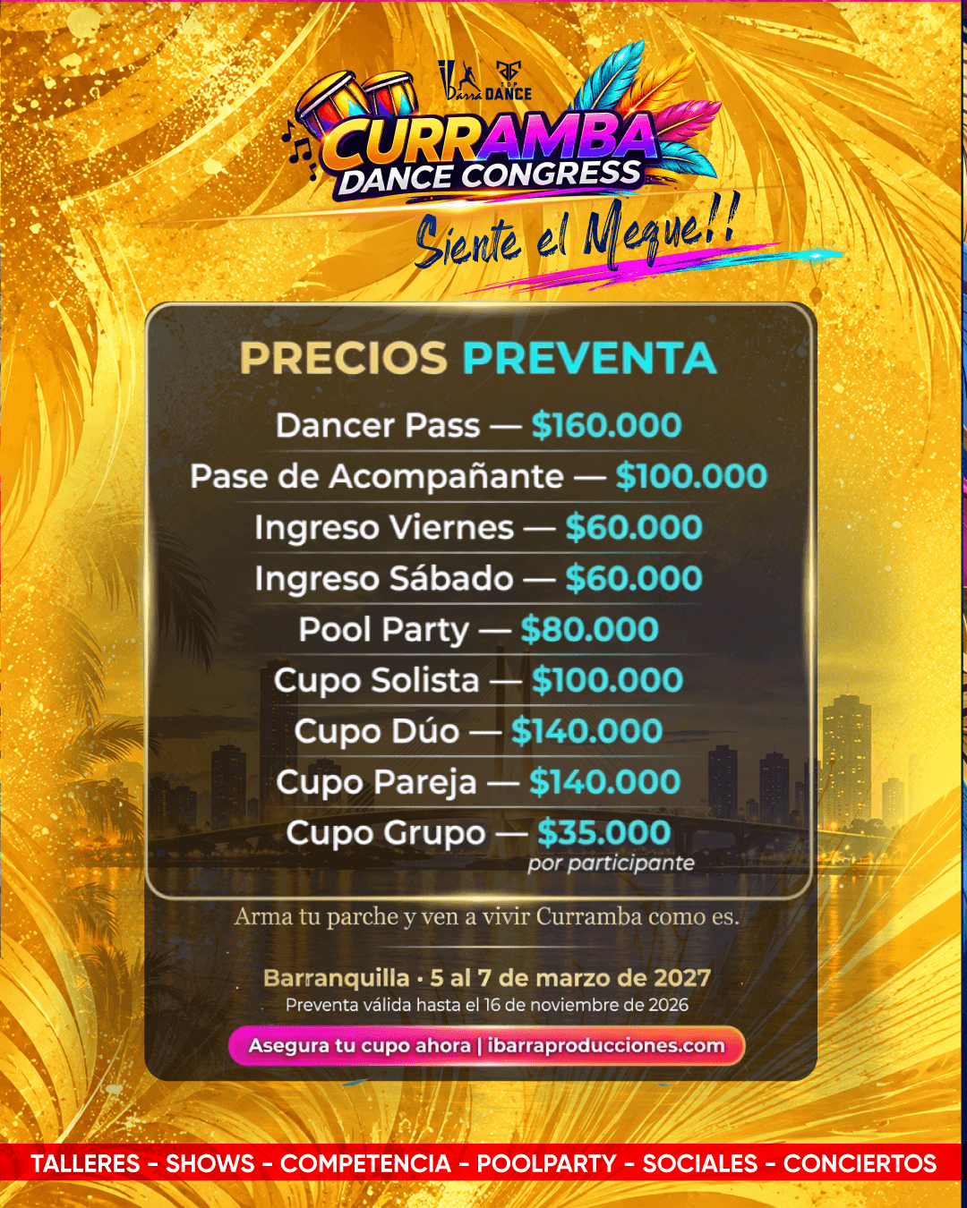 Preventa Curramba Dance Congress 2027